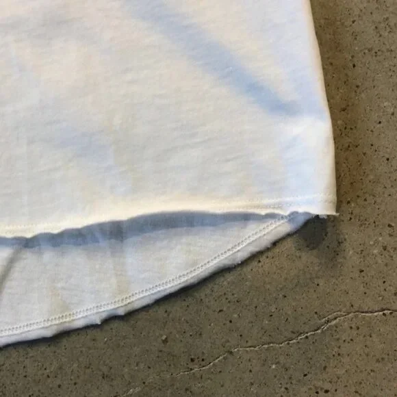 Red Valentino White Daisy Embellished Cotton Jersey Top